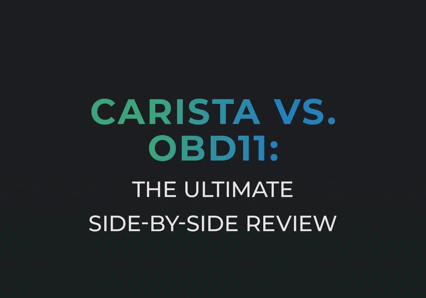 Carista vs. OBDeleven: Simplifying Your Choice