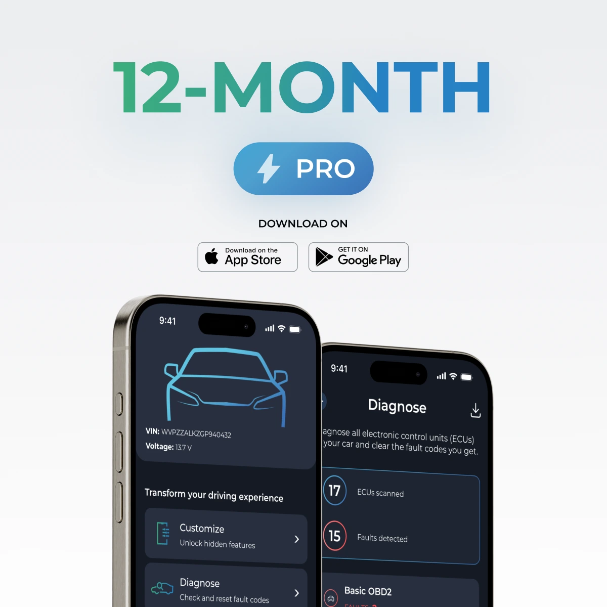 App 12 month subscription