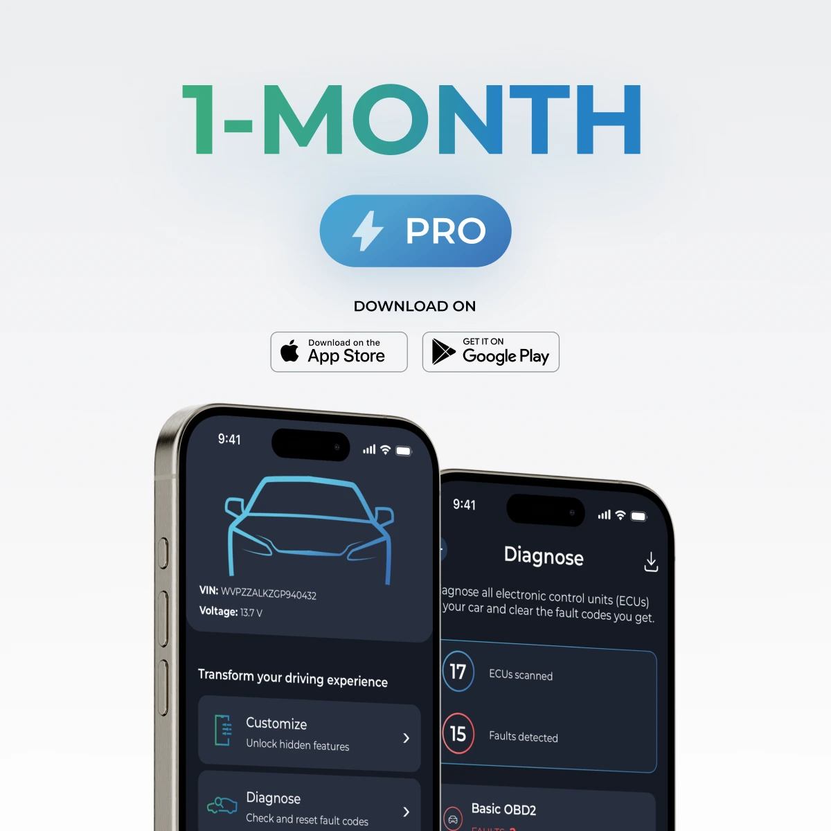 Abbonamento di 1 mese App