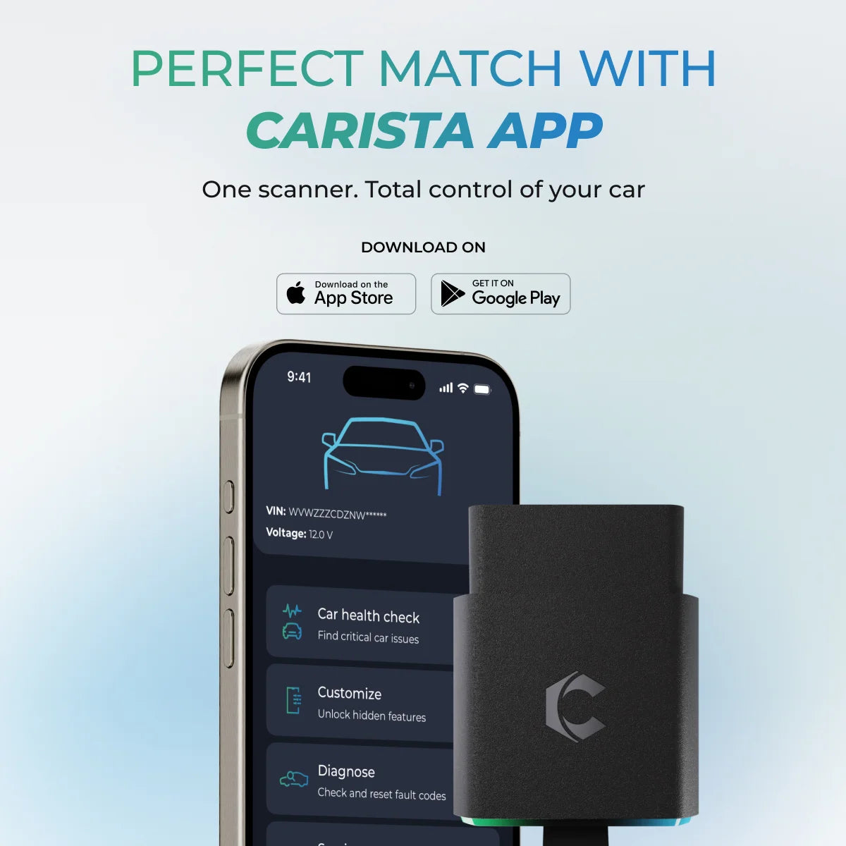Carista EVO Scanner | Diagnostics & Customizations
